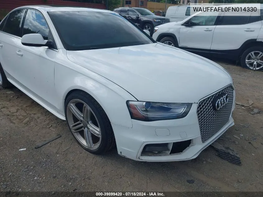 WAUFFAFL0FN014330 2015 Audi A4 2.0T Premium