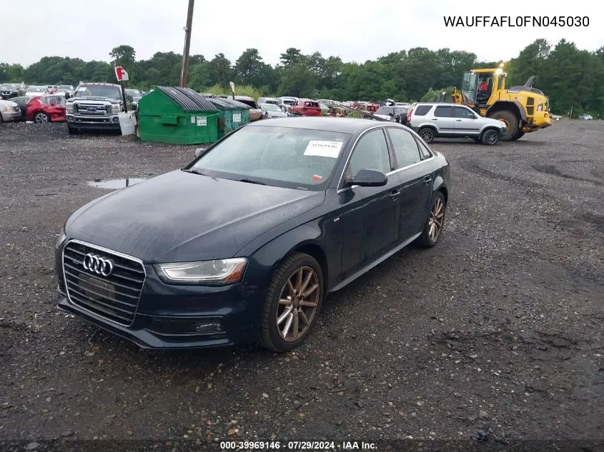 WAUFFAFL0FN045030 2015 Audi A4 2.0T Premium