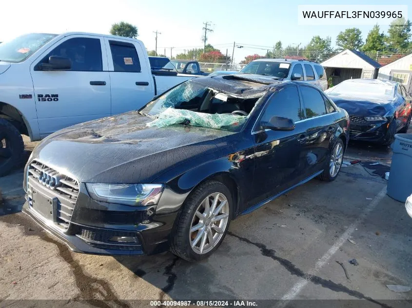 WAUFFAFL3FN039965 2015 Audi A4 2.0T Premium