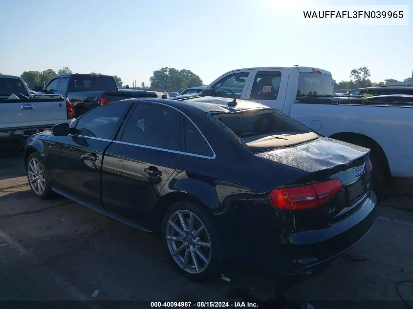 WAUFFAFL3FN039965 2015 Audi A4 2.0T Premium