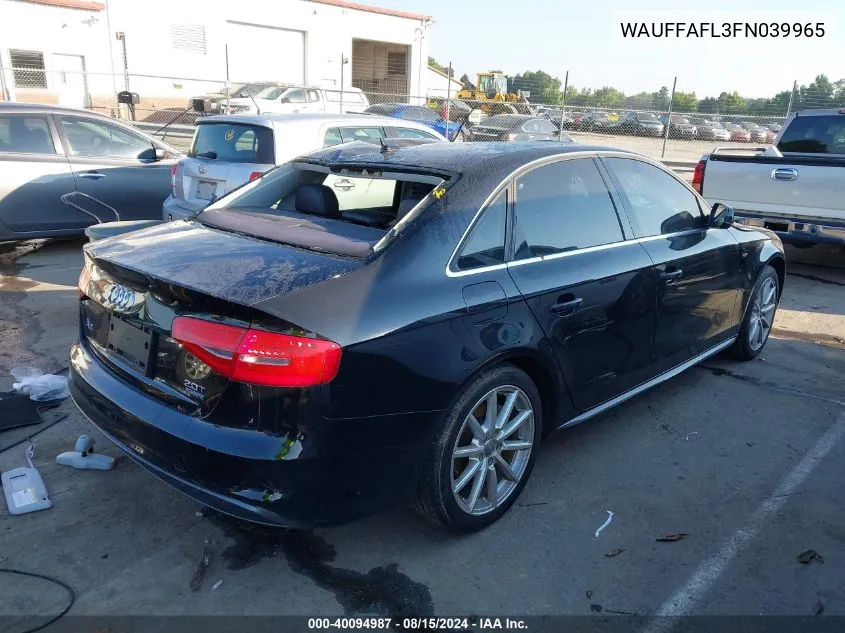 WAUFFAFL3FN039965 2015 Audi A4 2.0T Premium