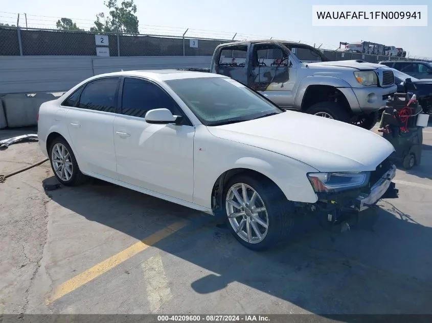 WAUAFAFL1FN009941 2015 Audi A4 2.0T Premium