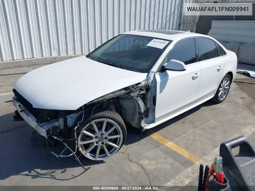 WAUAFAFL1FN009941 2015 Audi A4 2.0T Premium