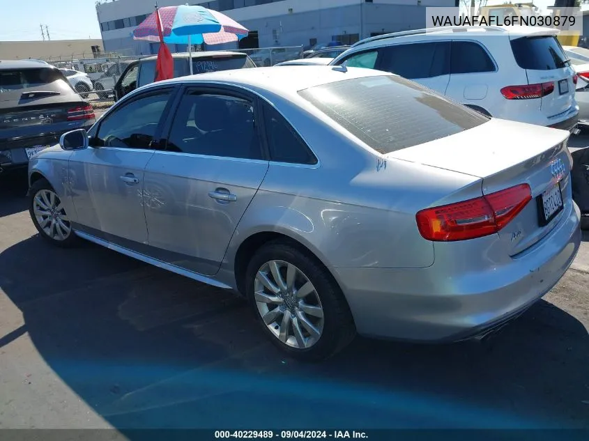 2015 Audi A4 2.0T Premium VIN: WAUAFAFL6FN030879 Lot: 40229489