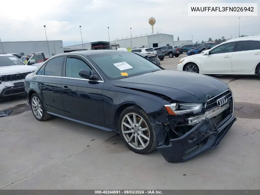 WAUFFAFL3FN026942 2015 Audi A4 2.0T Premium