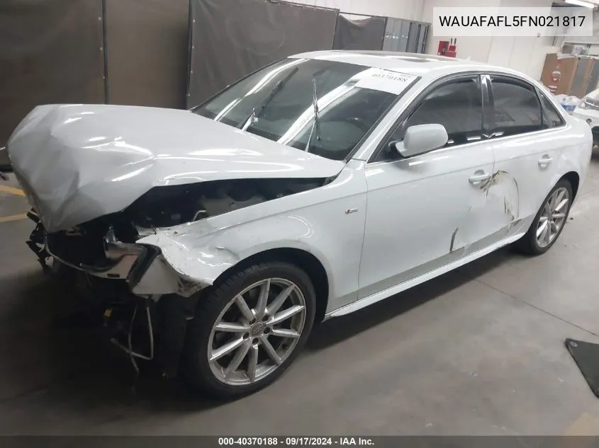 WAUAFAFL5FN021817 2015 Audi A4 Premium