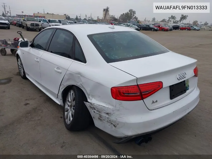 WAUAFAFL9FN013333 2015 Audi A4 2.0T Premium