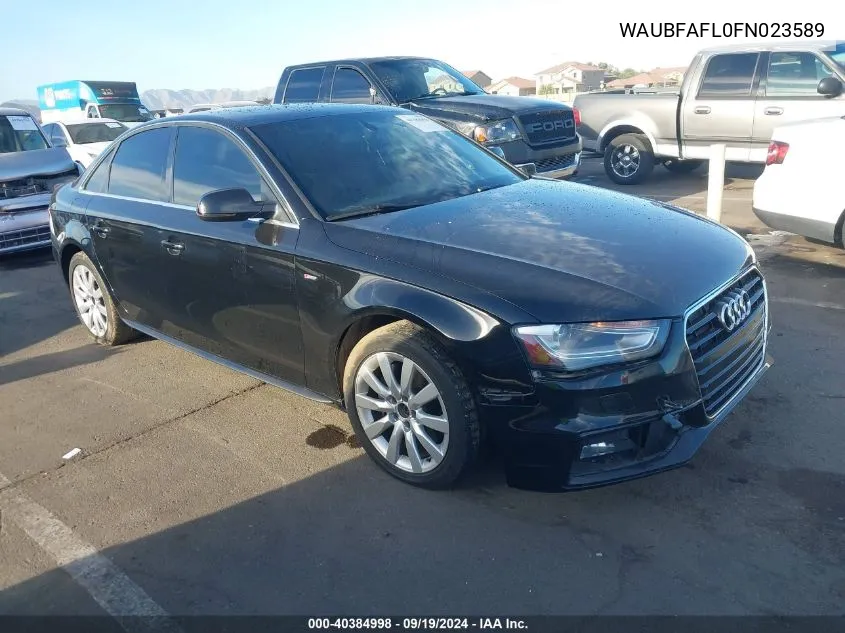 WAUBFAFL0FN023589 2015 Audi A4 2.0T Premium