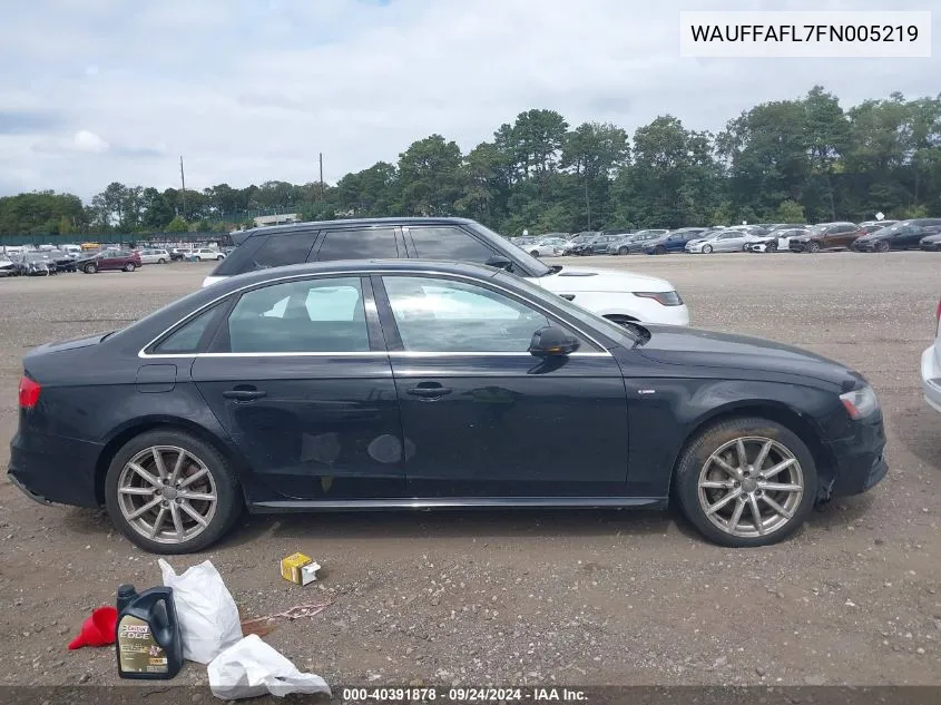 WAUFFAFL7FN005219 2015 Audi A4 2.0T Premium