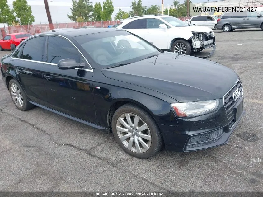 2015 Audi A4 2.0T Premium VIN: WAUAFAFL3FN021427 Lot: 40396761