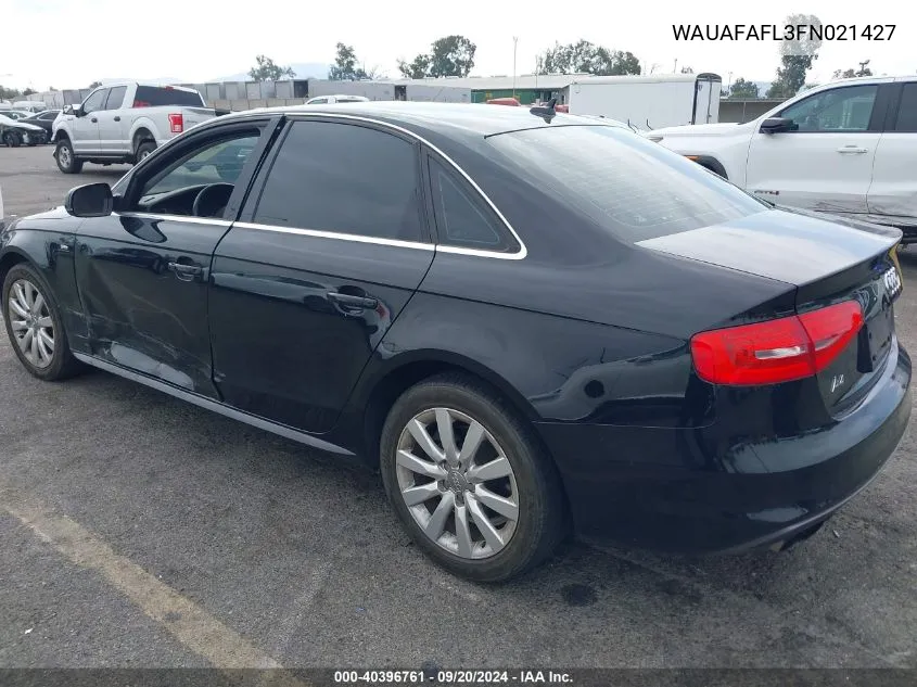 WAUAFAFL3FN021427 2015 Audi A4 2.0T Premium