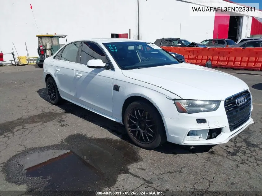 2015 Audi A4 2.0T Premium VIN: WAUAFAFL3FN023341 Lot: 40396991