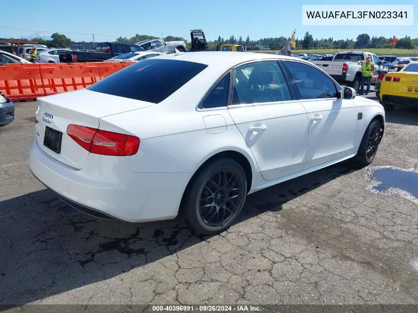 WAUAFAFL3FN023341 2015 Audi A4 2.0T Premium