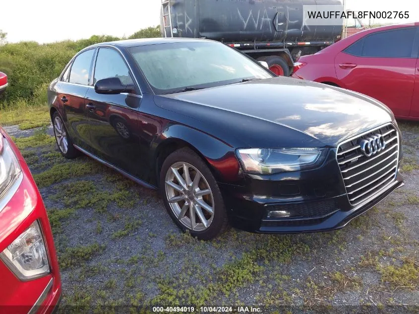 WAUFFAFL8FN002765 2015 Audi A4 2.0T Premium