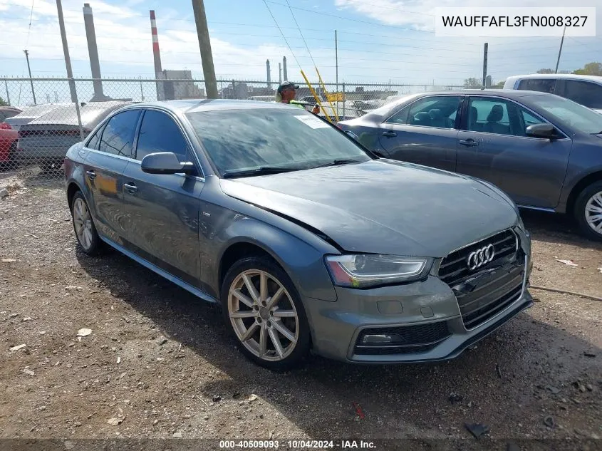 2015 Audi A4 2.0T Premium VIN: WAUFFAFL3FN008327 Lot: 40509093