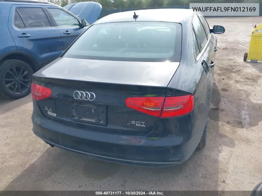 2015 Audi A4 2.0T Premium VIN: WAUFFAFL9FN012169 Lot: 40731177