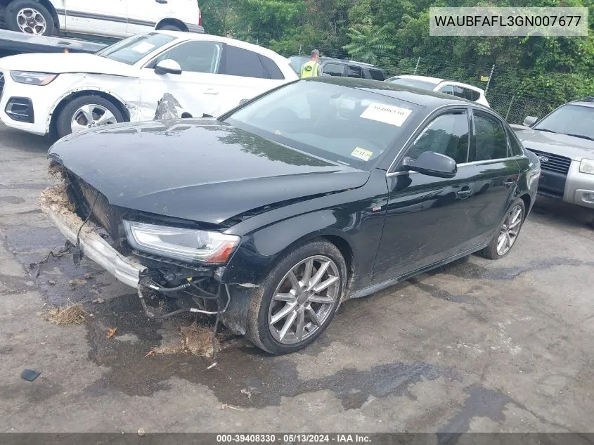 2016 Audi A4 2.0T Premium VIN: WAUBFAFL3GN007677 Lot: 39408330