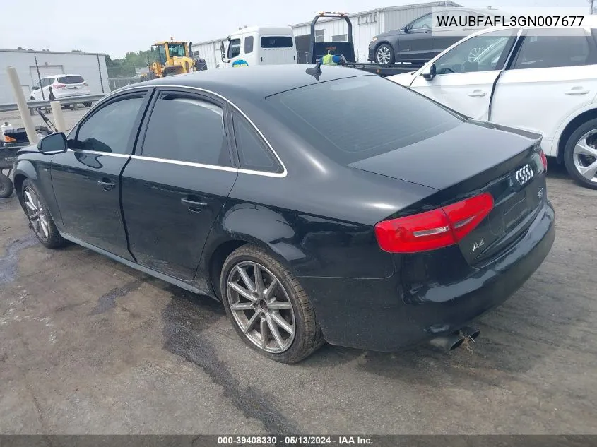 WAUBFAFL3GN007677 2016 Audi A4 2.0T Premium