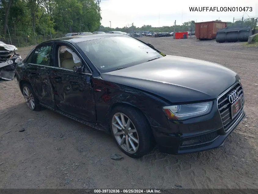 WAUFFAFL0GN010473 2016 Audi A4 2.0T Premium