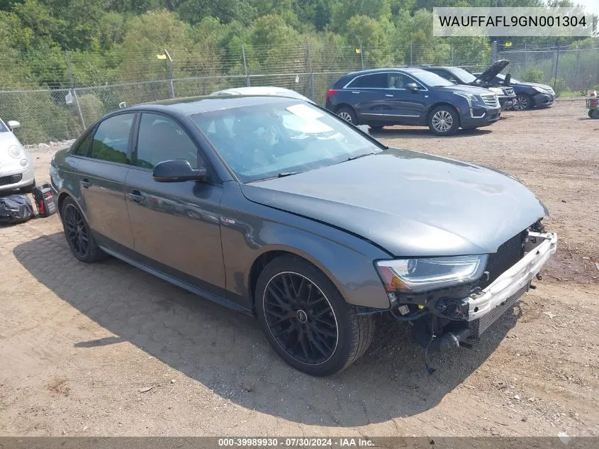 WAUFFAFL9GN001304 2016 Audi A4 2.0T Premium