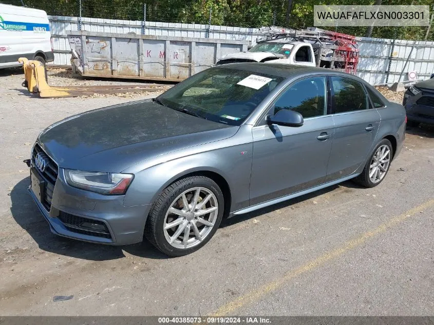 WAUAFAFLXGN003301 2016 Audi A4 2.0T Premium