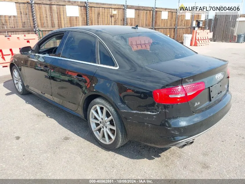 WAUFFAFL7GN004606 2016 Audi A4 2.0T Premium