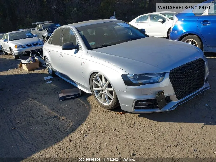 2016 Audi A4 2.0T Premium VIN: WAUAFAFL3GN009070 Lot: 40808905