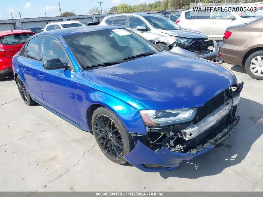 WAUFFAFL6GA005463 2016 Audi A4 2.0T Premium