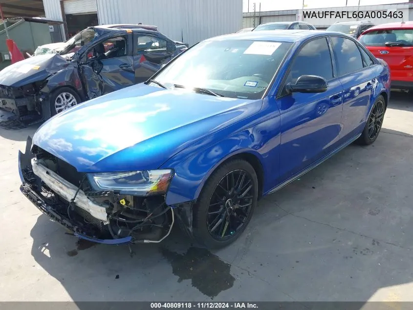 WAUFFAFL6GA005463 2016 Audi A4 2.0T Premium