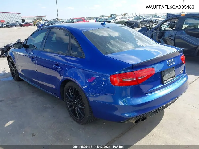 WAUFFAFL6GA005463 2016 Audi A4 2.0T Premium