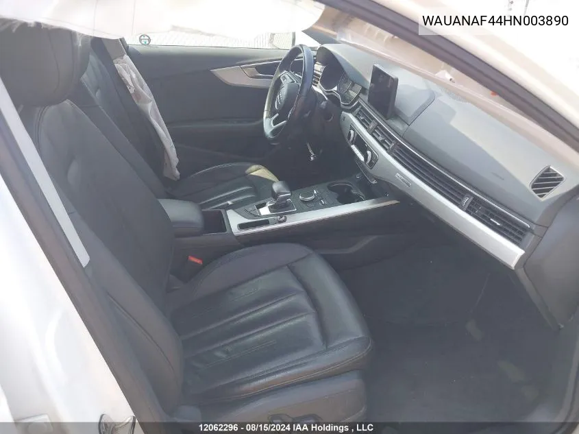 WAUANAF44HN003890 2017 Audi A4