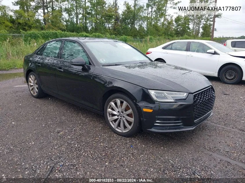 WAUGMAF4XHA177807 2017 Audi A4 2.0T Ultra Premium