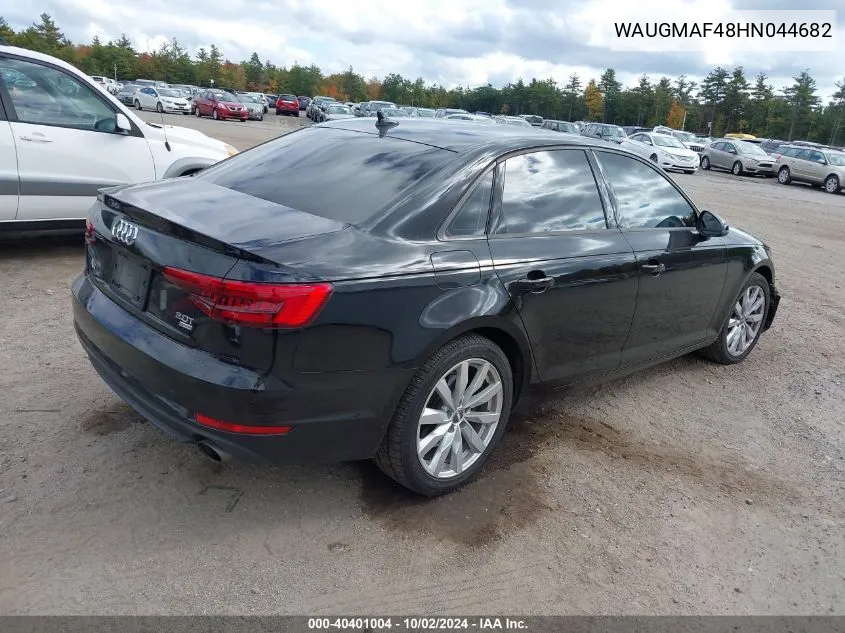 WAUGMAF48HN044682 2017 Audi A4 2.0T Ultra Premium