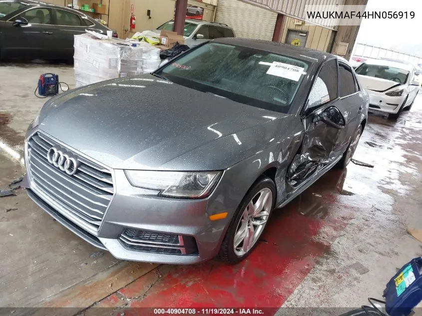 2017 Audi A4 2.0T Season Of Audi Ultra Premium VIN: WAUKMAF44HN056919 Lot: 40904708