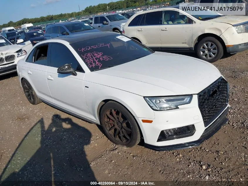 WAUENAF41JA175079 2018 Audi A4 Premium Plus