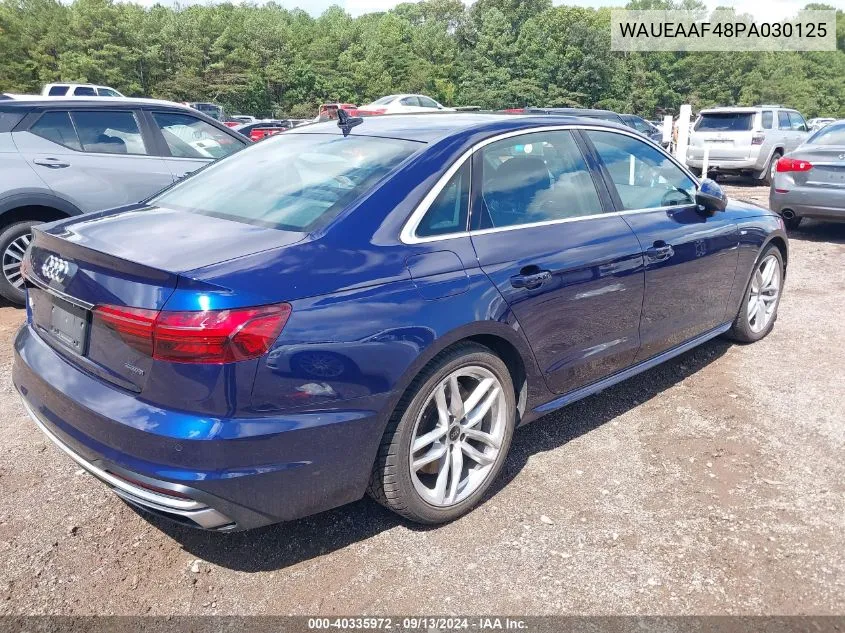 WAUEAAF48PA030125 2023 Audi A4 Premium Plus 45