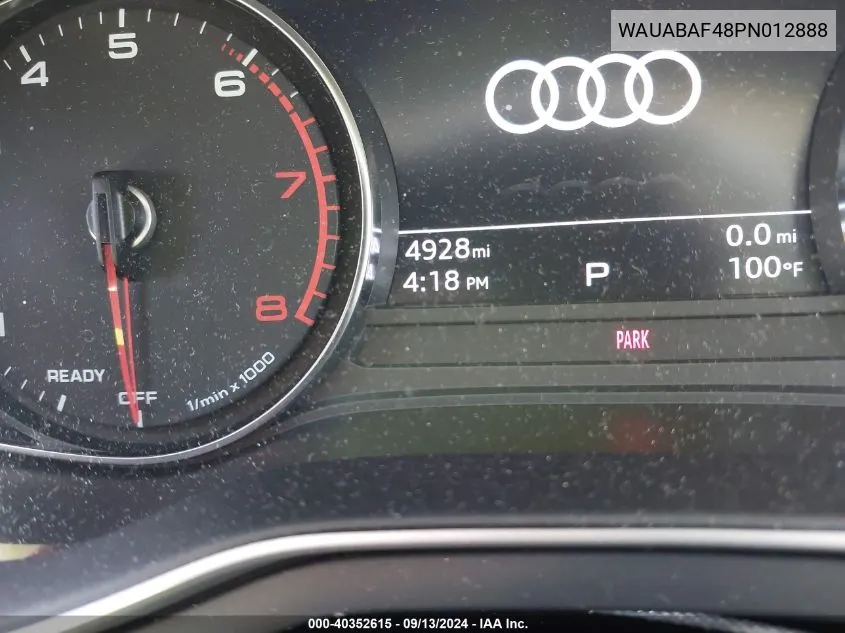 WAUABAF48PN012888 2023 Audi A4 Premium 40 Tfsi Quattro S Tronic