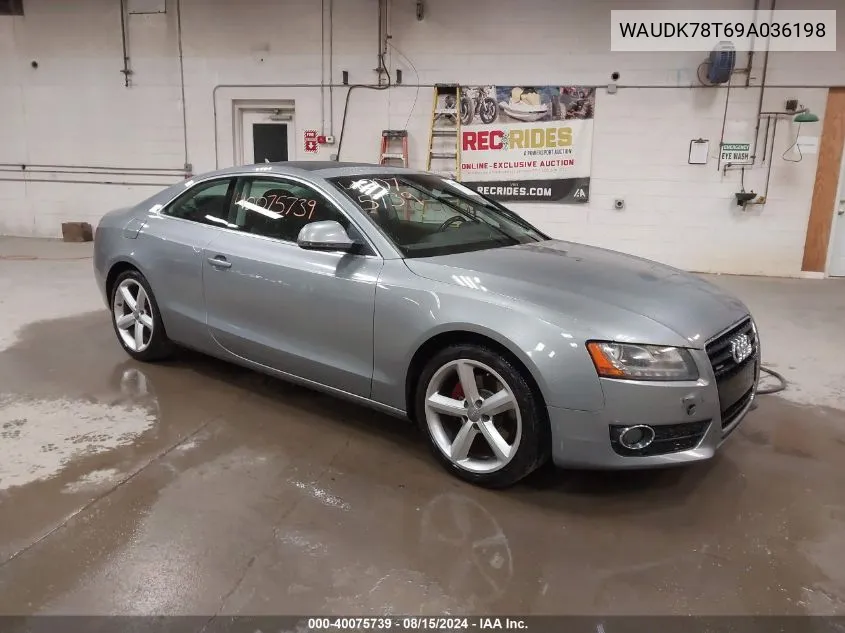 WAUDK78T69A036198 2009 Audi A5 3.2L