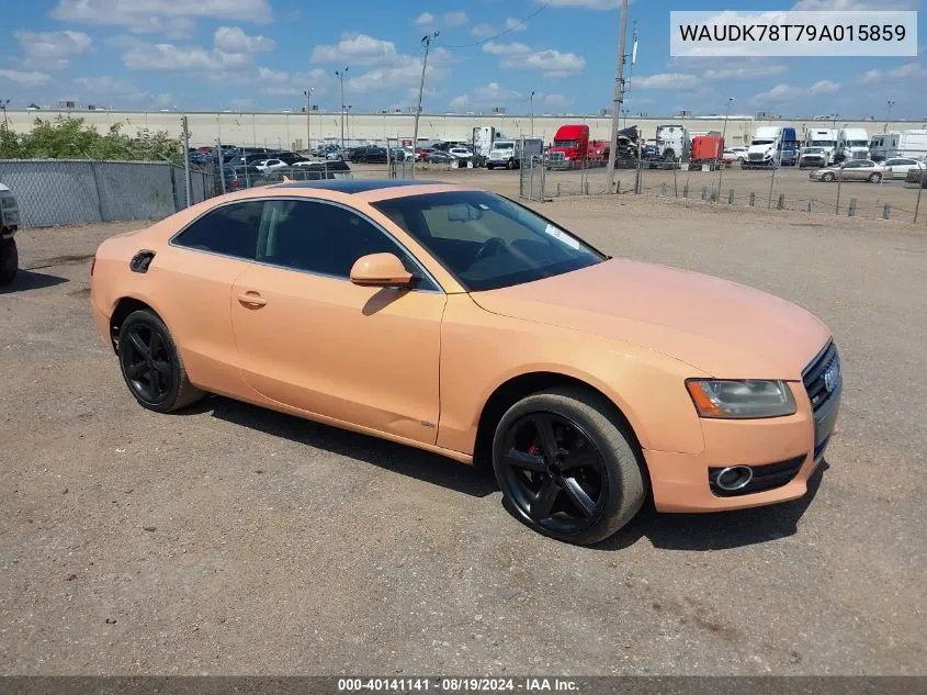 2009 Audi A5 3.2L VIN: WAUDK78T79A015859 Lot: 40141141