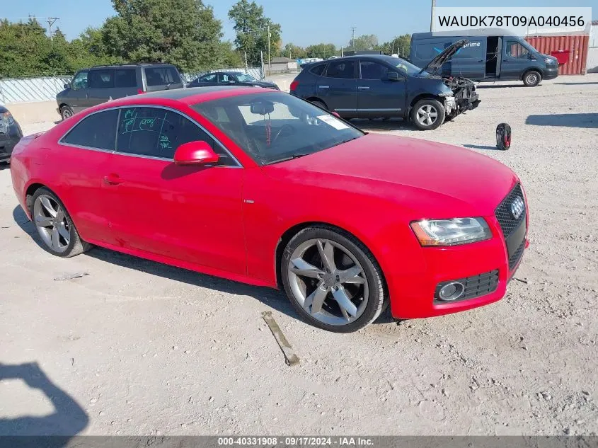 2009 Audi A5 Quattro VIN: WAUDK78T09A040456 Lot: 40331908