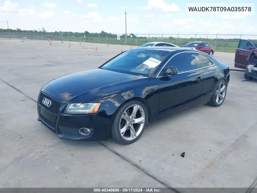 WAUDK78T09A035578 2009 Audi A5 3.2L