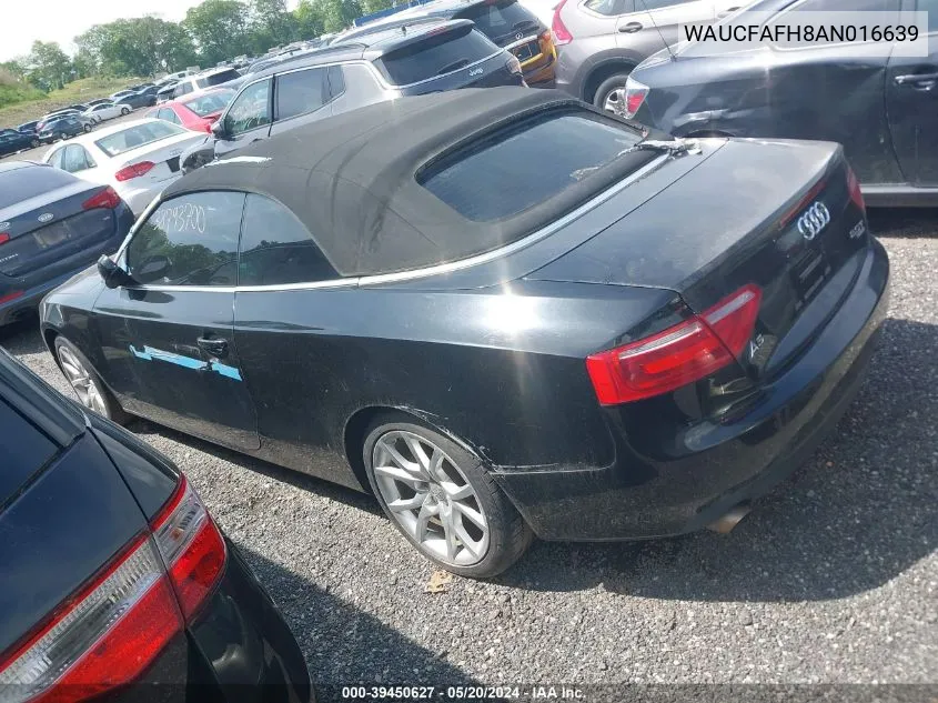 WAUCFAFH8AN016639 2010 Audi A5 2.0T Premium