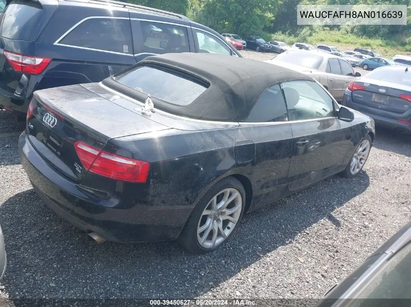 WAUCFAFH8AN016639 2010 Audi A5 2.0T Premium