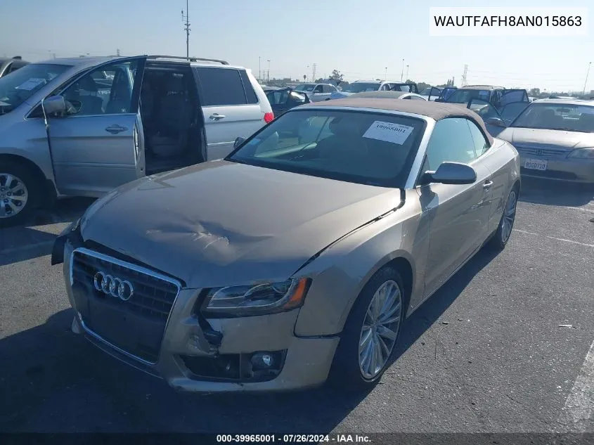 WAUTFAFH8AN015863 2010 Audi A5 2.0T Premium