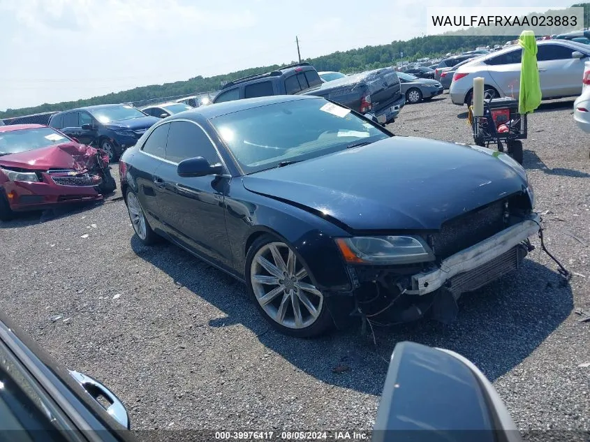 WAULFAFRXAA023883 2010 Audi A5 2.0T Premium