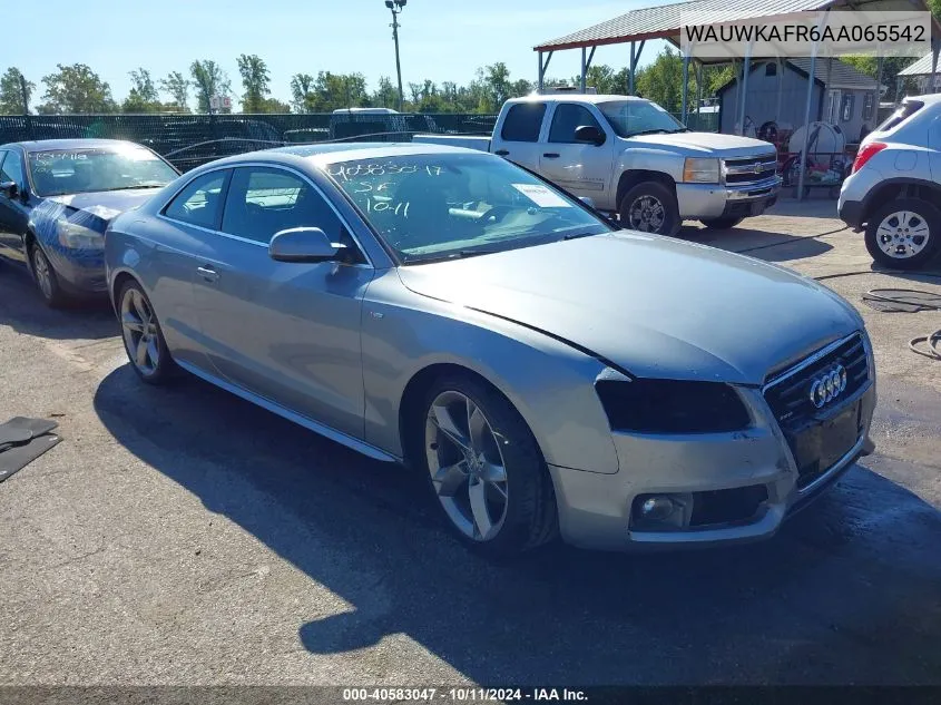 2010 Audi A5 3.2 Premium Plus VIN: WAUWKAFR6AA065542 Lot: 40583047