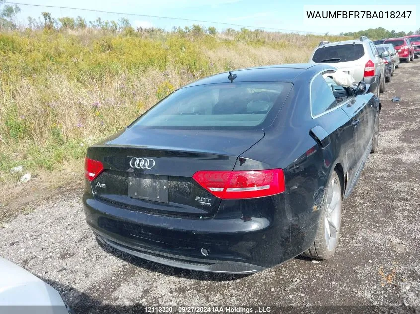 WAUMFBFR7BA018247 2011 Audi A5