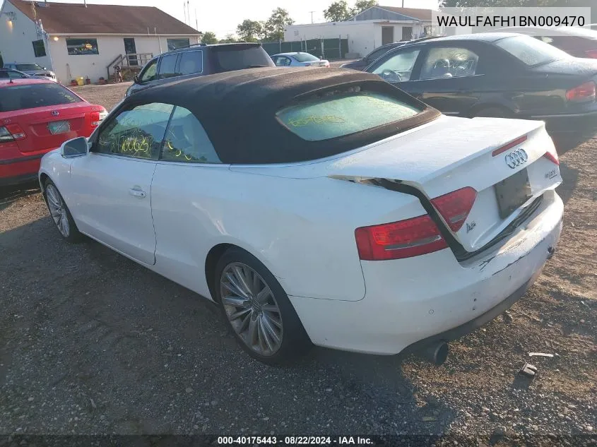 WAULFAFH1BN009470 2011 Audi A5 2.0T Premium