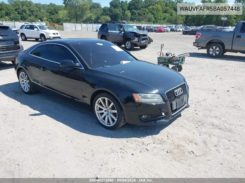 WAUVFAFR5BA057448 2011 Audi A5 2.0T Premium