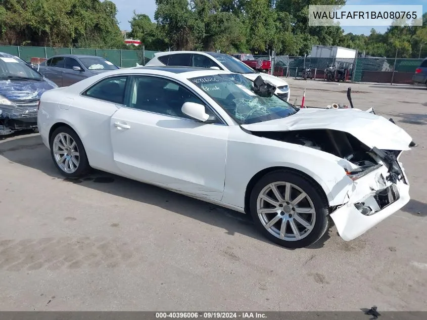 WAULFAFR1BA080765 2011 Audi A5 2.0T Premium